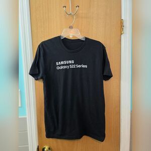 Samsung Black Galaxy S22 Series T-Shirt Mens Medium